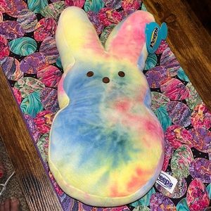 PEEPS Large 15” Marshmallow Plush Tie Dyed (New With Tags)